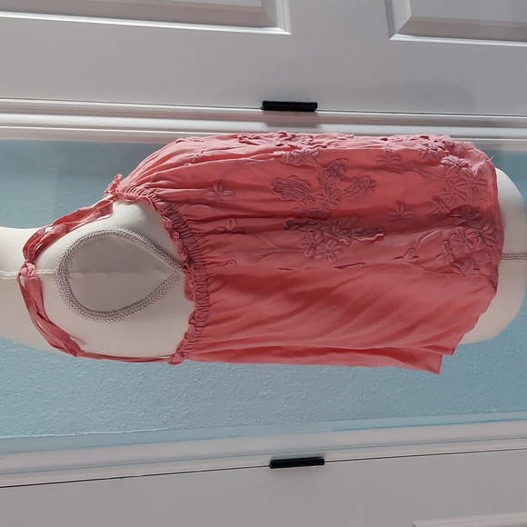 H&M Embroidered Thin Strap Halter Top #407 - Picture 4 of 7